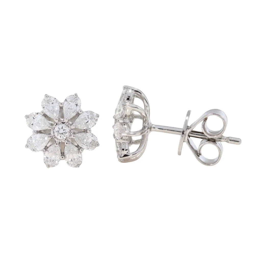 Flower earrings