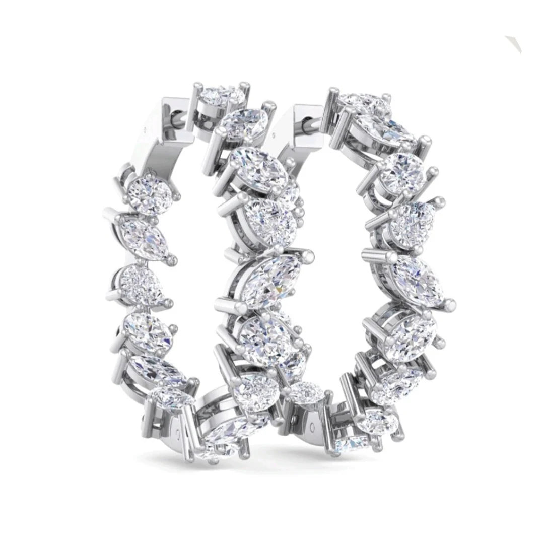 Multishape Hoop Earrings