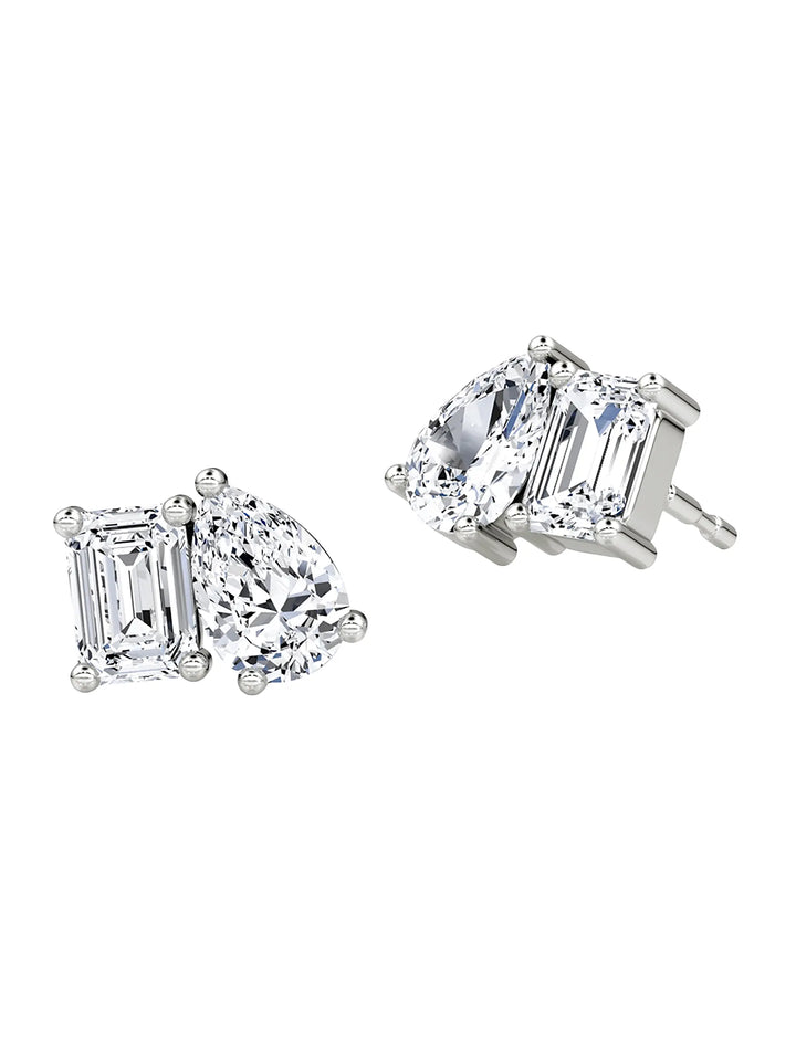 TOI et MOI - Emerald & Pear Earrings