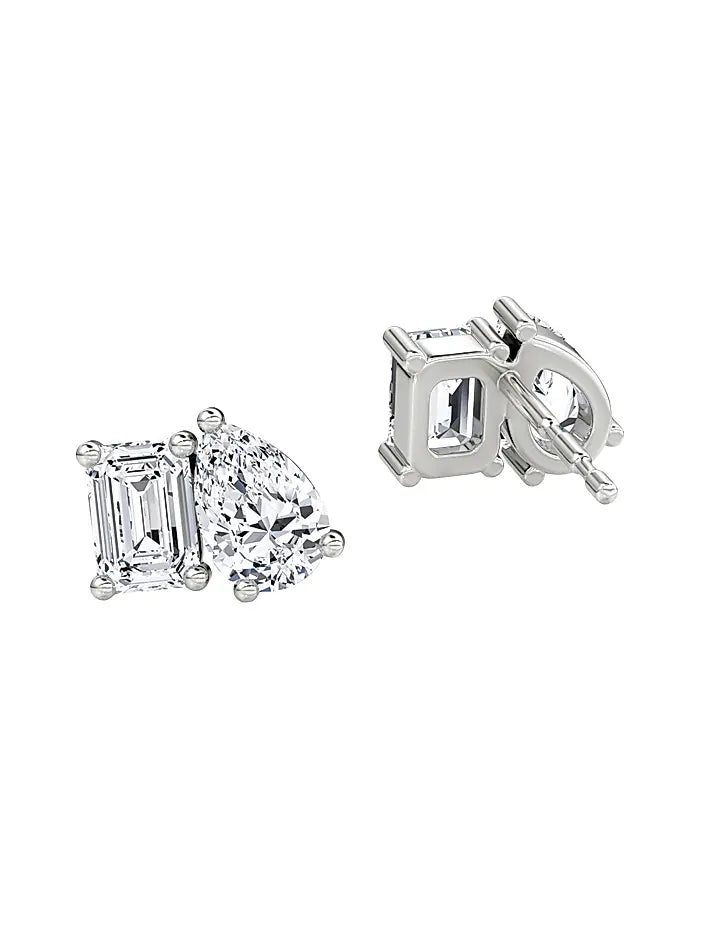 TOI et MOI - Emerald & Pear Earrings
