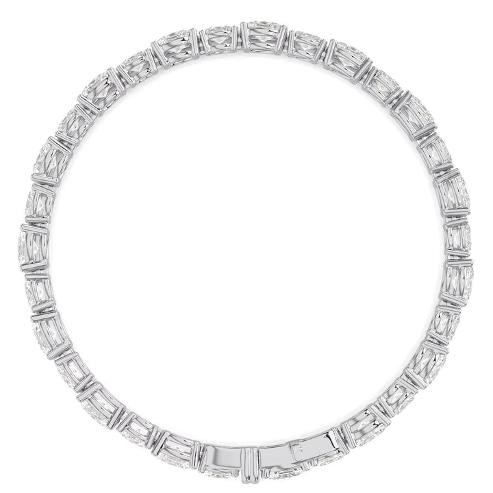 Multishape diamond bracelet